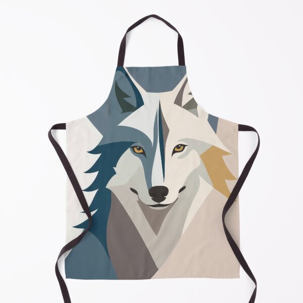 Item preview, Wolf Portrait in Geometric Style designed and sold by ArtSE46.