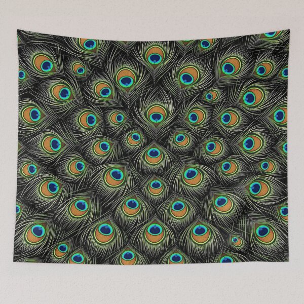 Item preview, Vibrant Peacock Feather Pattern Design designed and sold by Art for Every Person.