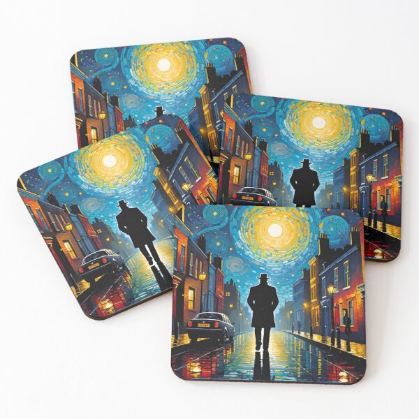 Item preview, Moonlit Serenity – A Stunning English Town Under the Stars designed and sold by GrizzlyCollective.
