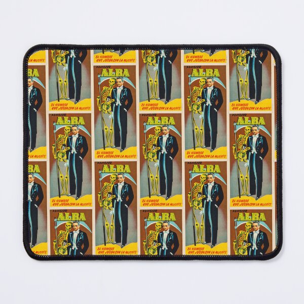 Item preview, Vintage Alba with skeleton magic magician illustionist poster art designed and sold by Vintage Designs +.