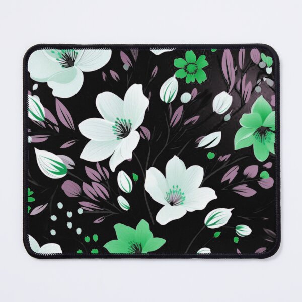 Item preview, A seamless pattern featuring large, detailed white flowers designed and sold by Arslan2013.