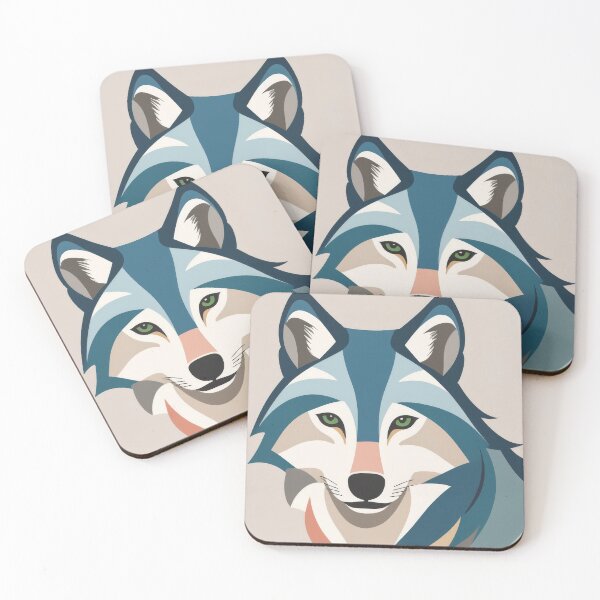 Item preview, Abstract Wolf Portrait designed and sold by ArtSE46.