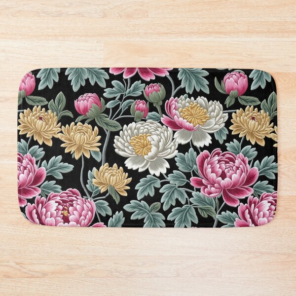 Item preview, Blossom trees with rose, peony, chrysanthemum. Jacobean embroidery style designed and sold by Giuseppe Cammino.