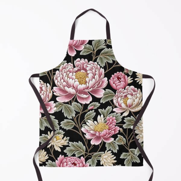 Item preview, Blossom trees with rose, peony, chrysanthemum. Jacobean embroidery style designed and sold by Giuseppe Cammino.