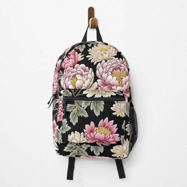 Item preview, Blossom trees with rose, peony, chrysanthemum. Jacobean embroidery style designed and sold by Giuseppe Cammino.