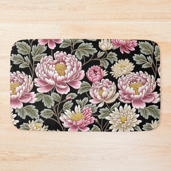 Item preview, Blossom trees with rose, peony, chrysanthemum. Jacobean embroidery style designed and sold by Giuseppe Cammino.