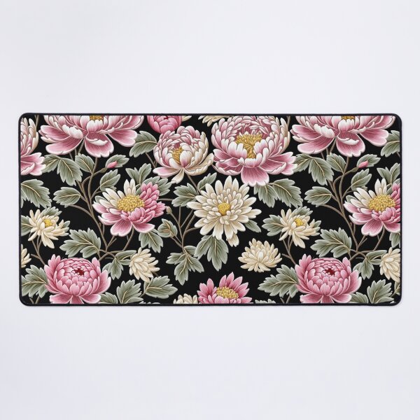 Item preview, Blossom trees with rose, peony, chrysanthemum. Jacobean embroidery style designed and sold by Giuseppe Cammino.