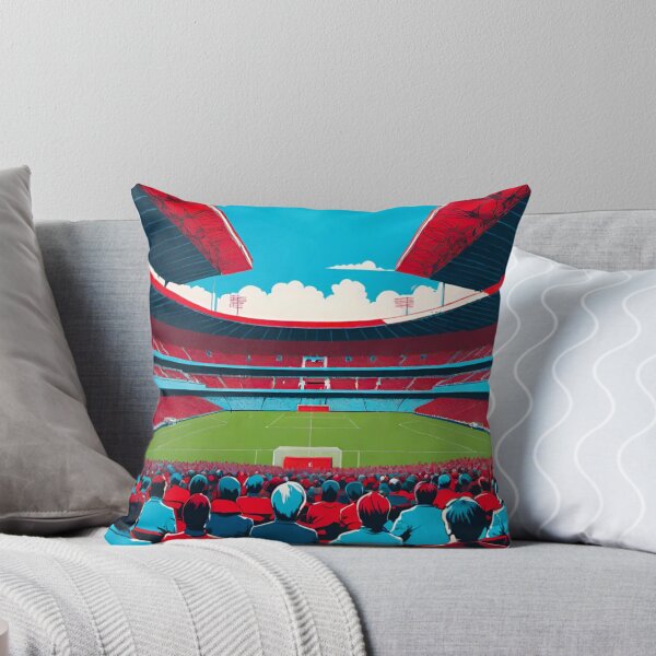 Item preview, Blue vs Red: The Deep Rivalry Inside the Soccer Stadium designed and sold by GrizzlyCollective.