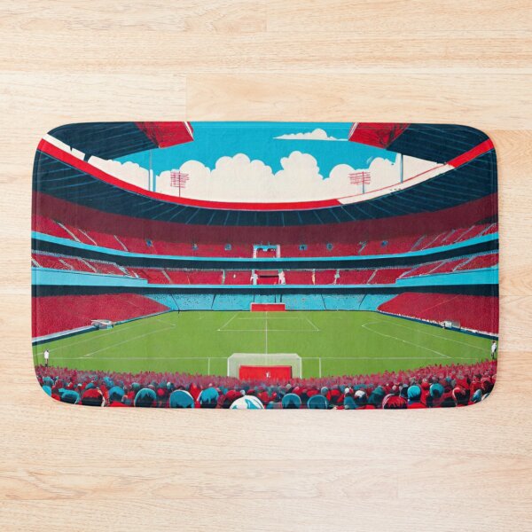 Item preview, Blue vs Red: The Deep Rivalry Inside the Soccer Stadium designed and sold by GrizzlyCollective.