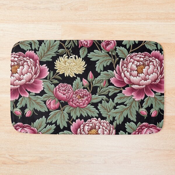 Item preview, Blossom trees with rose, peony, chrysanthemum. Jacobean embroidery style designed and sold by Giuseppe Cammino.