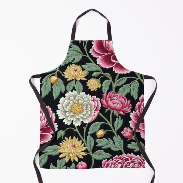 Item preview, Blossom trees with rose, peony, chrysanthemum. Jacobean embroidery style designed and sold by Giuseppe Cammino.