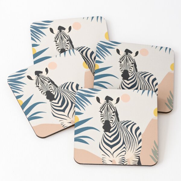Item preview, Zebra in Tropical Setting designed and sold by ArtSE46.
