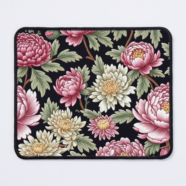 Item preview, Blossom trees with rose, peony, chrysanthemum. Jacobean embroidery style designed and sold by Giuseppe Cammino.