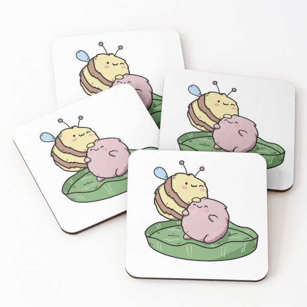 Item preview, Bee-leaf in yourself designed and sold by Cute & Funny Hand-Drawn Prints | Happy Doodle Friends Shop.