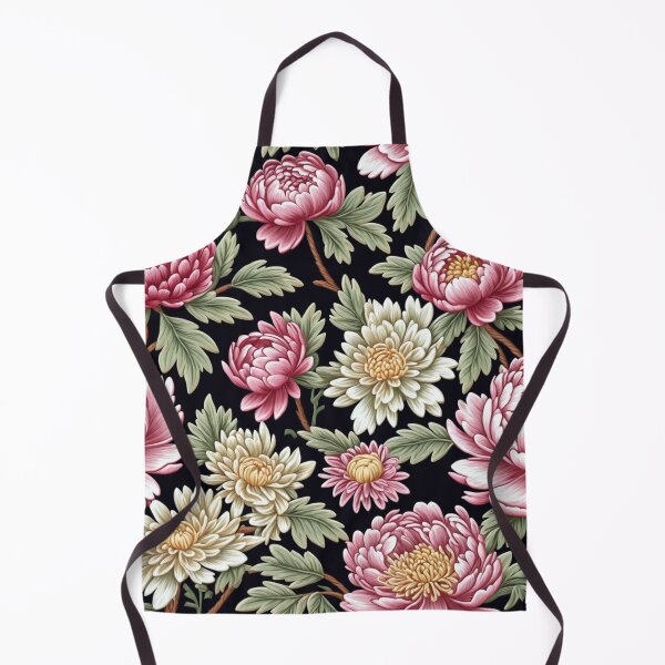 Item preview, Blossom trees with rose, peony, chrysanthemum. Jacobean embroidery style designed and sold by Giuseppe Cammino.