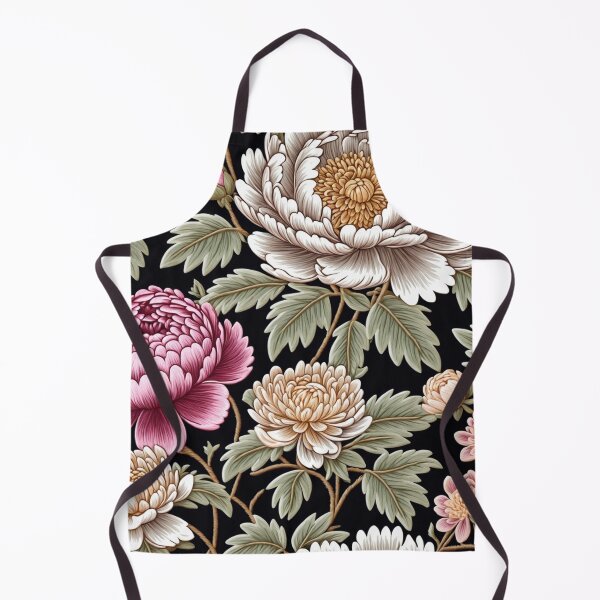 Item preview, Blossom trees with rose, peony, chrysanthemum. Jacobean embroidery style designed and sold by Giuseppe Cammino.