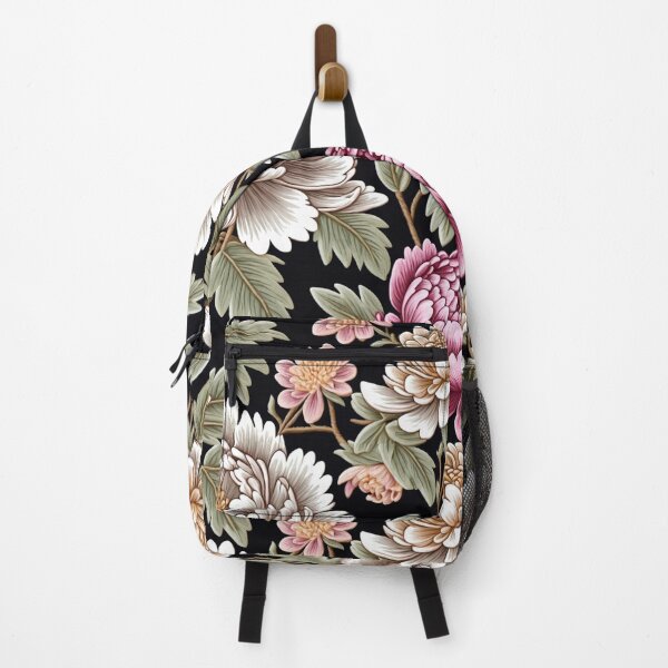 Item preview, Blossom trees with rose, peony, chrysanthemum. Jacobean embroidery style designed and sold by Giuseppe Cammino.