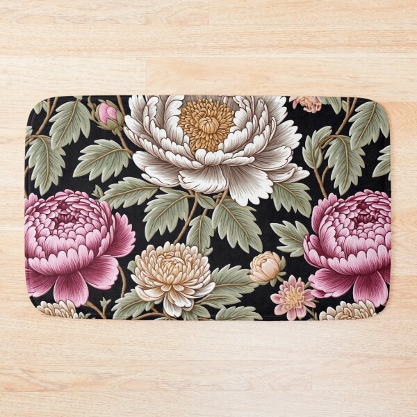 Item preview, Blossom trees with rose, peony, chrysanthemum. Jacobean embroidery style designed and sold by Giuseppe Cammino.