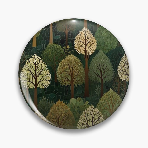 Item preview,  Earthy Forest Mosaic Pattern designed and sold by Glam-OOTD.