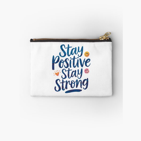 Item preview, Stay Positive, Stay Strong - Cute Watercolor Motivational Quotes designed and sold by RiceArtShop.