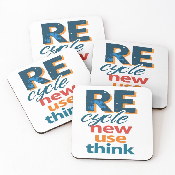 Item preview, Recycle Renew Reuse Rethink Eco Message designed and sold by ibobo4656.