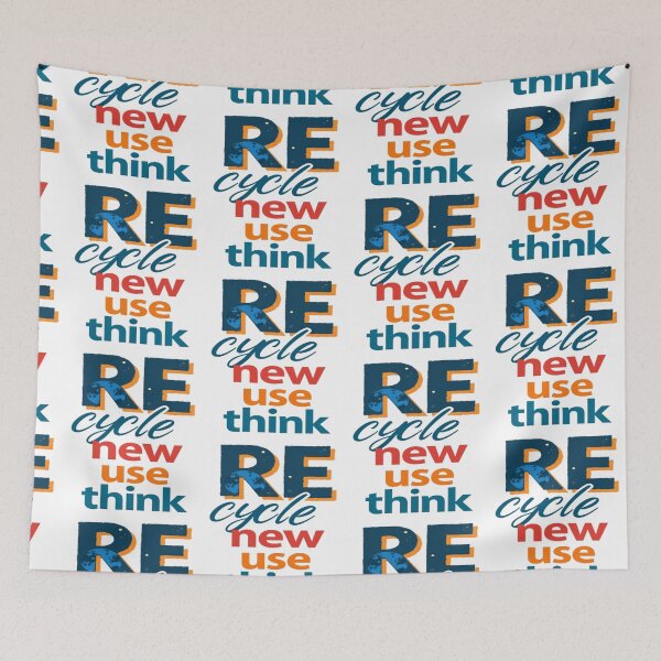 Item preview, Recycle Renew Reuse Rethink Eco Message designed and sold by ibobo4656.