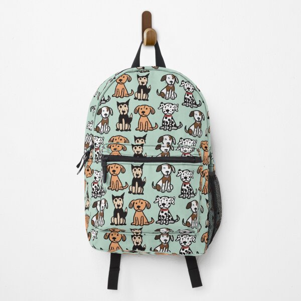 Item preview, PUP DOGS REPEATING PATTERN MINT designed and sold by Marni Scofidio Desi9ns.