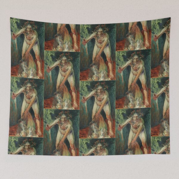 Item preview, Carlos Schwabe THE FLOWERS OF THE EVIL  designed and sold by Vintage Designs +.