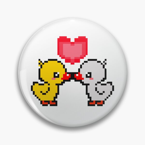 Item preview, Pixel Love: Two Ducks in Romance designed and sold by K1llexx.