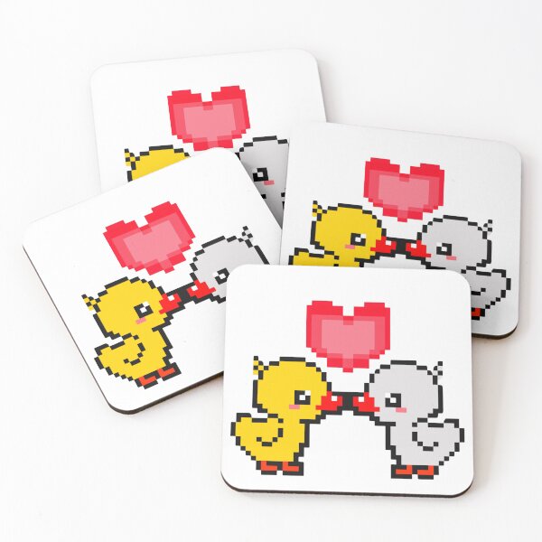 Item preview, Pixel Love: Two Ducks in Romance designed and sold by K1llexx.