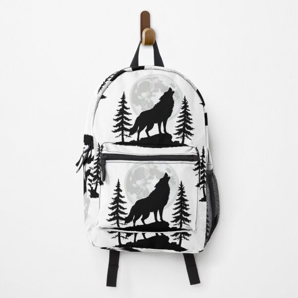 Item preview, Howling Wolf Silhouette Under Full Moon designed and sold by Kayanvaart.