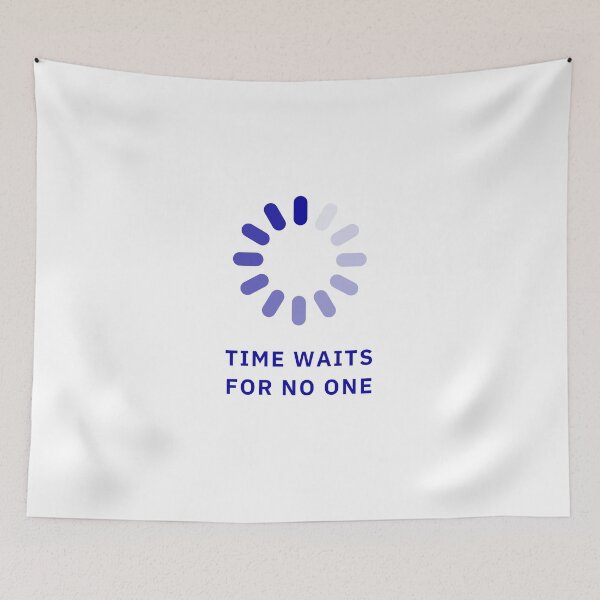 Item preview, Time Waits For No One, Computer Loading Symbol  designed and sold by AASparksDesigns.