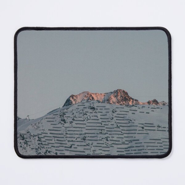 Item preview, Alpenglow over snow-covered slopes designed and sold by rhosbahu.