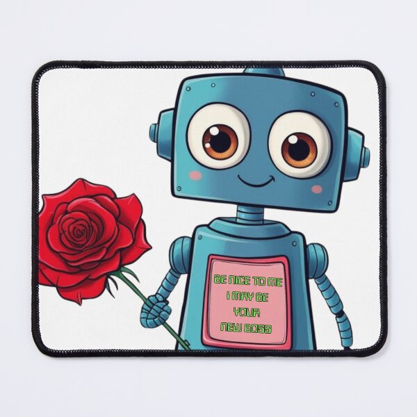 Item preview, Funny. Ai taking over. Be Nice New boss. designed and sold by Shoot-The-Moon.