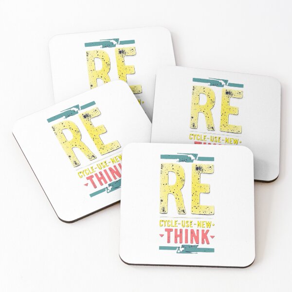 Item preview, Recycle Renew Reuse Rethink Eco Message designed and sold by ibobo4656.