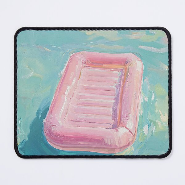Item preview, Preppy Pink Sea Summer Pool designed and sold by ArtHouseNiklas.