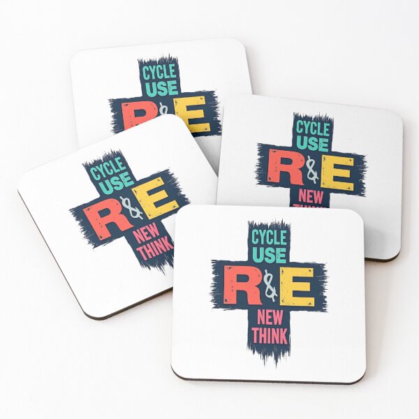 Item preview, Recycle Renew Reuse Rethink Eco Message designed and sold by ibobo4656.