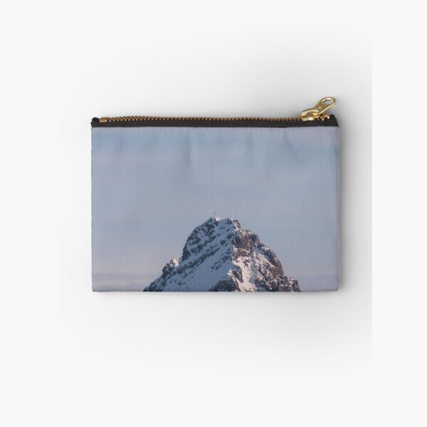 Item preview, Snow-covered peak with summit cross designed and sold by rhosbahu.