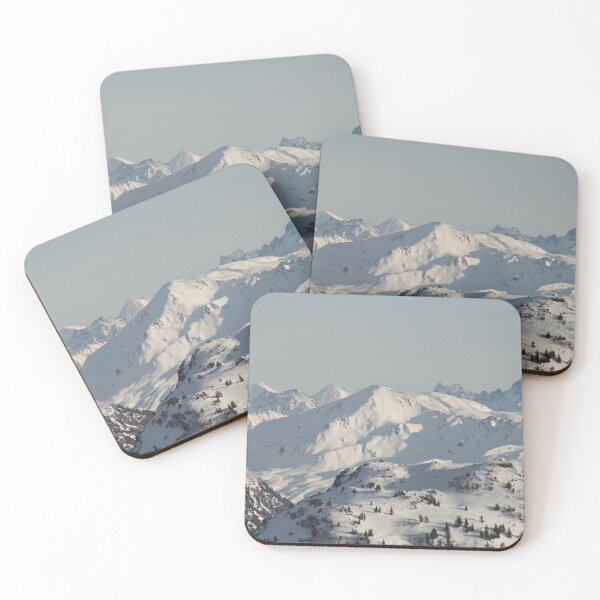 Item preview, Winter Alpine landscape in the sun designed and sold by rhosbahu.