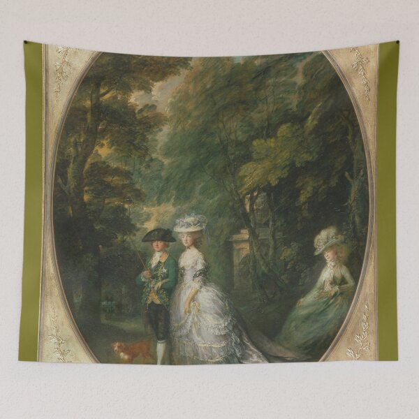 Item preview, Henry, Duke of Cumberland with Anne, Duchess of Cumberland, and Lady Elizabeth Luttrell by Thomas Gainsborough designed and sold by Vintage Designs +.