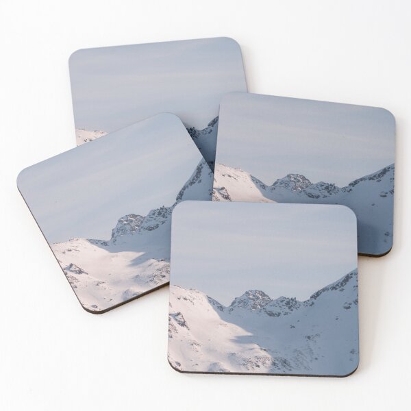 Item preview, Snowy peaks under blue skies designed and sold by rhosbahu.