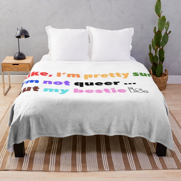 Item preview, I'm not queer but my bestie is  designed and sold by NichePastiche.