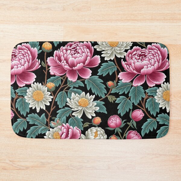 Item preview, Blossom trees with rose, peony, chrysanthemum. Jacobean embroidery style designed and sold by Giuseppe Cammino.