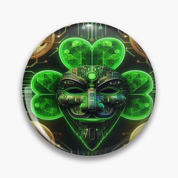 Item preview, Cyberpunk St. Patrick’s Circuit Board Trendy Seamless Pattern | Aesthetic Abstract Design for Fashion & Decor designed and sold by Imaginarium of Chaos falcon88 .