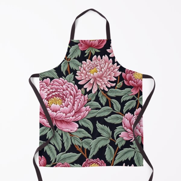 Item preview, Blossom trees with rose, peony, chrysanthemum. Jacobean embroidery style designed and sold by Giuseppe Cammino.