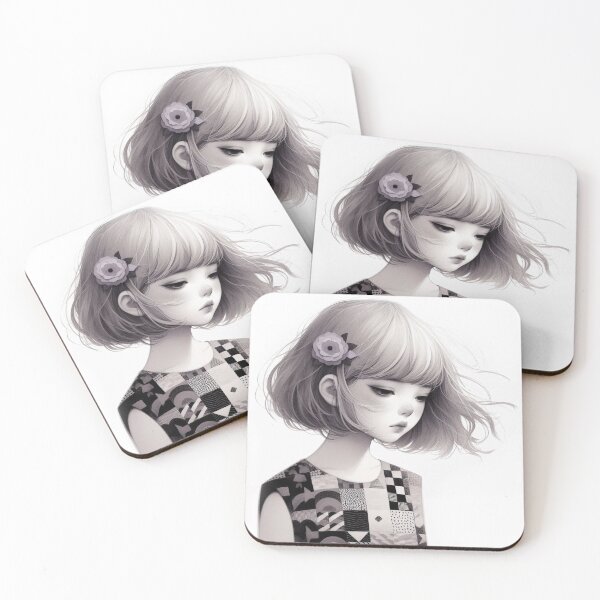 Item preview, Melancholy Girl designed and sold by Beyondnote-Art.