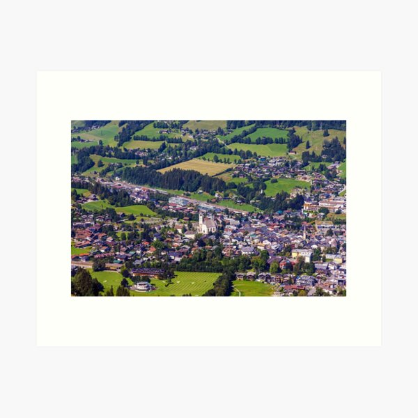 Item preview, Kitzbuhel Panoramic Townscape designed and sold by Graham Prentice.