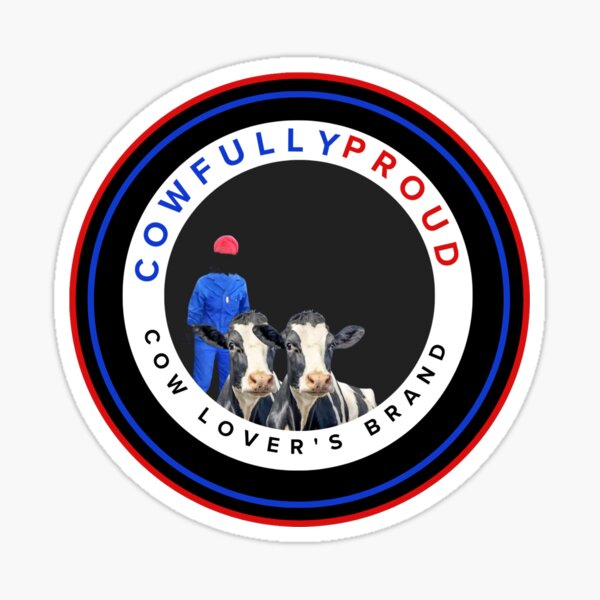 Vista previa del artículo con la obra «Cowfully Proud, la marca de los amantes de las vacas», diseñado y vendido por CowfullyProud.
