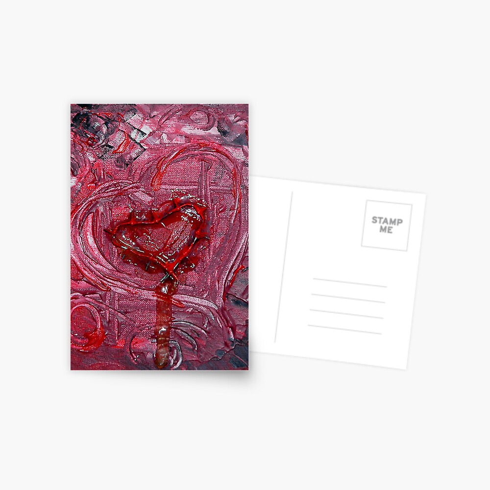 Crying heart Postcard