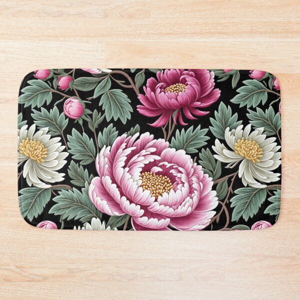 Item preview, Blossom trees with rose, peony, chrysanthemum. Jacobean embroidery style designed and sold by Giuseppe Cammino.